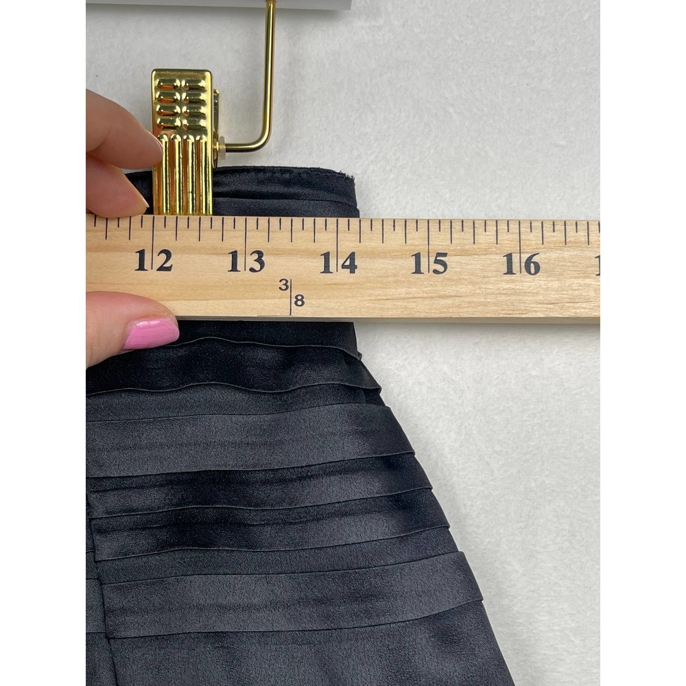 Vintage Zatti de Simorra fitted black textured sheath pencil skirt Size 12 US - Picture 11 of 11